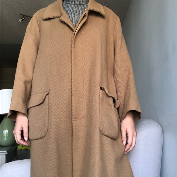 Brown vintage peacoat - Picture 3 of 4